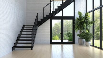 Obraz premium staircase in a house