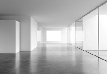 Obraz premium Modern Office Corridor.