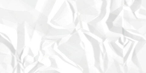 White crumpled paper texture. White wrinkled paper texture. White paper texture. White crumpled and top view textures can be used for background of text or any contents.