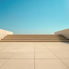 Concrete stairway to the sky