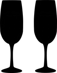wine glass icon vector illustration isolated