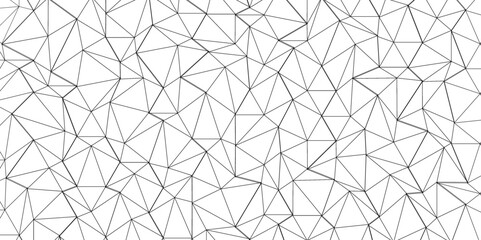 Abstract of simple gray line triangle pattern geometric background. Seamless geometric polygonal repeatable pattern swatch background, Trendy design vector background for web backdrop orpaper print.	
