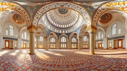 Obraz premium Achitecture Islamic interior design. Suitable for marketing or business purposes
