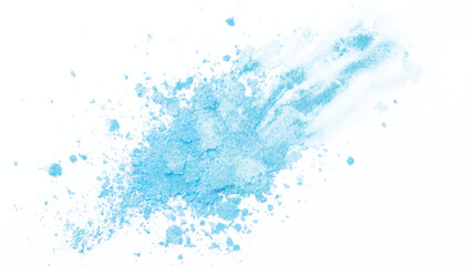 Abstract Blue Powder Splash.