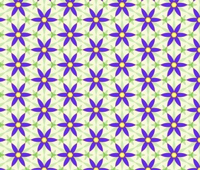 seamless pattern with flowers