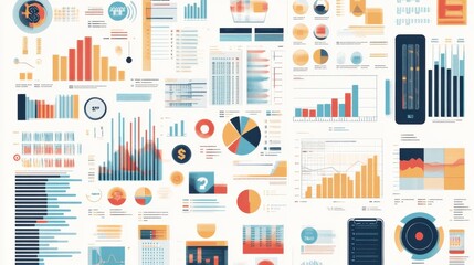 An infographic breaking down the financial results of a major multinational corporation's