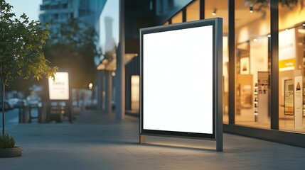 Marketing ad template for e-commerce promotions with product showcase