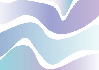 Abstract Gradient Background with White Waves