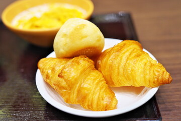 質素な朝食