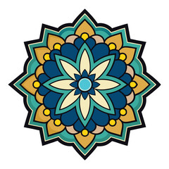 islamic mandala vector design