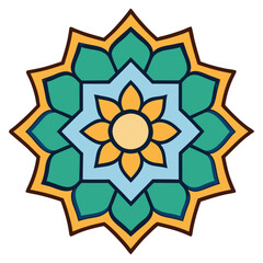 islamic mandala vector design