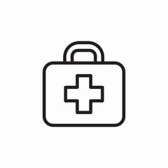 first aid kit icon sign vector