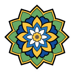 islamic mandala vector design