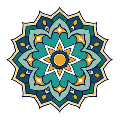 islamic mandala vector design