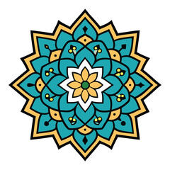 islamic mandala vector design