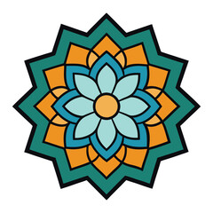islamic mandala vector design