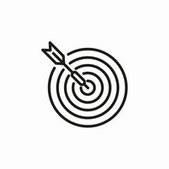 target shoot aim icon sign vector