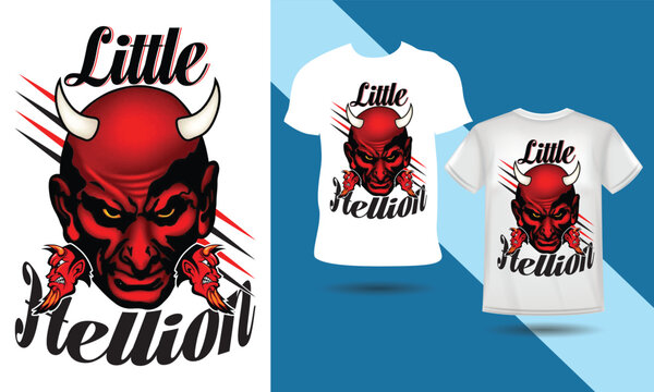 Little Hellion Vector T-shirt Design