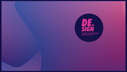 Gradient geometric abstract background with space area