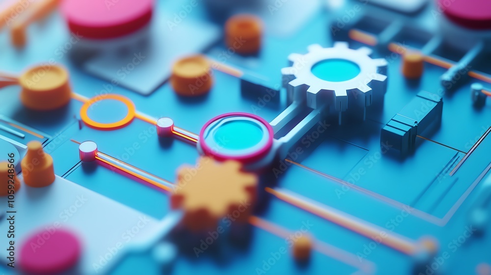 Aufkleber Automated workflows in CRM systems simplify complex sales processes.