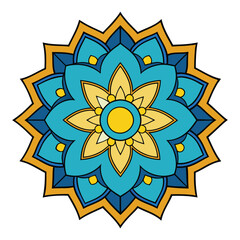 islamic mandala vector design