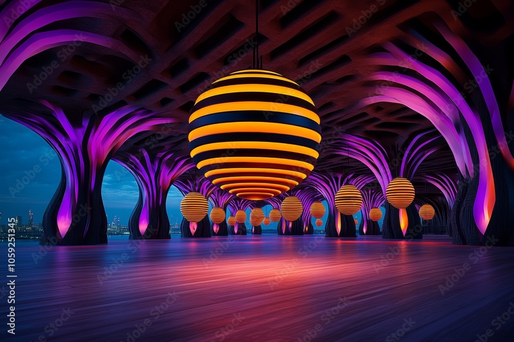 Poster Fantasy-inspired data warehouse with glowing, organized data orbs floating in layered patterns, capturing the magical clarity of data storage, symbolizing wonder and order
