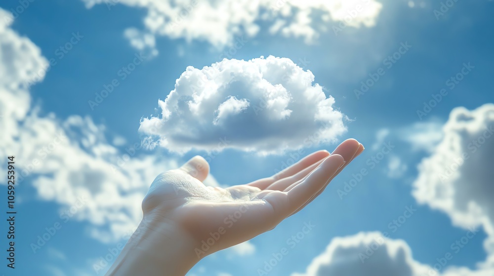 Poster Technology internet development concepts support the integration of cloud computing.