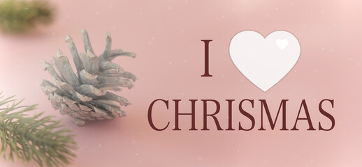 I love Christmas, holiday greetings