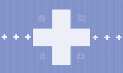 medical contraception, purple background with medical icons