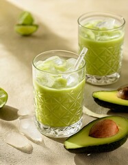 Licuado batido de aguacate