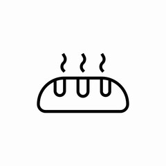 bread bakery icon sign vector