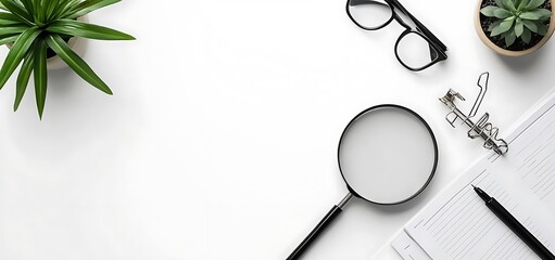 Office supplies isolated