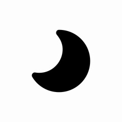 moon night icon sign vector