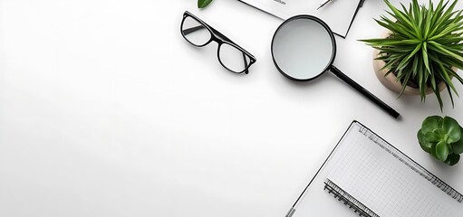 Office supplies isolated