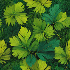 green background