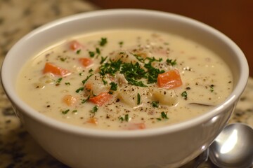 Hot seafood soup