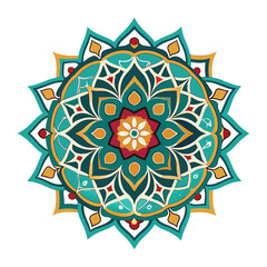 Naklejka premium islamic arabesque mandala vector design