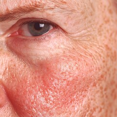 Ill allergic rash dermatitis eczema skin of patient