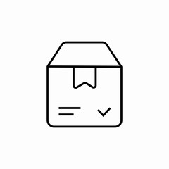 delivery package icon sign vector