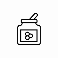 honey jar icon sign vector