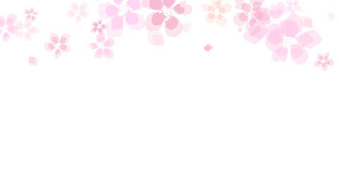 pink background with flowers