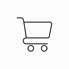 shopping cart icon sign vector