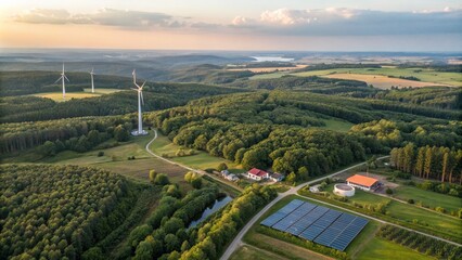 Circular Economy Concept for Sustainable Business Growth and Renewable Energy Solutions to Combat Climate Change