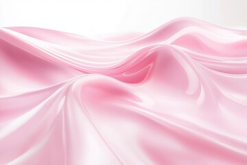 Obraz premium Abstract empty pink background with white background. Scene for advertising, cosmetics advertising, showcase, presentation, website, banner, cream, fashion.with generative ai