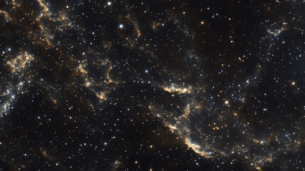 Obraz premium The dark night sky filled with twinkling stars across the vast galaxy.