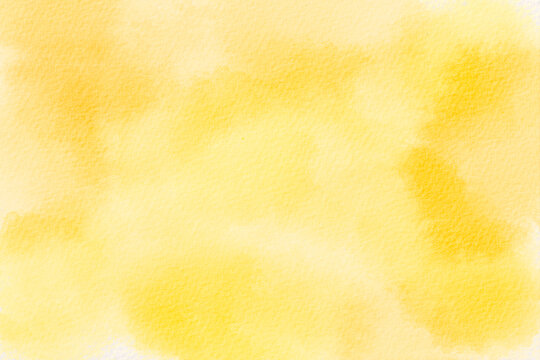 Yellow watercolor abstract texture background vector. Watercolor illustration for art, craft, and design projects. Watercolor orange background.