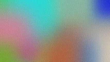 Futuristic Gradient Background with Subtle Grainy Noise for Posters, Vibrant Gradient Poster with Bold Colors and Grainy Texture