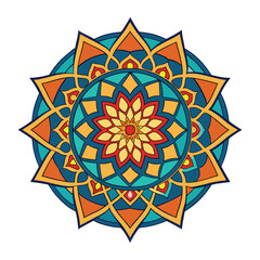 islamic arabesque mandala vector design