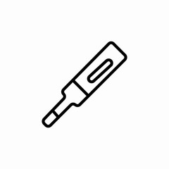 thermometer disease icon sign vector