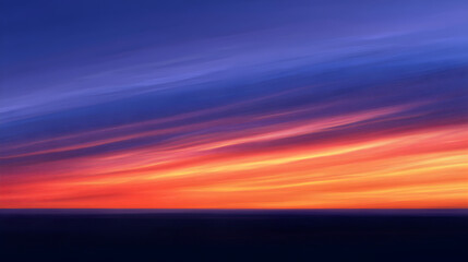 Ethereal Sunset: A Symphony of Colors in the Evening Sky